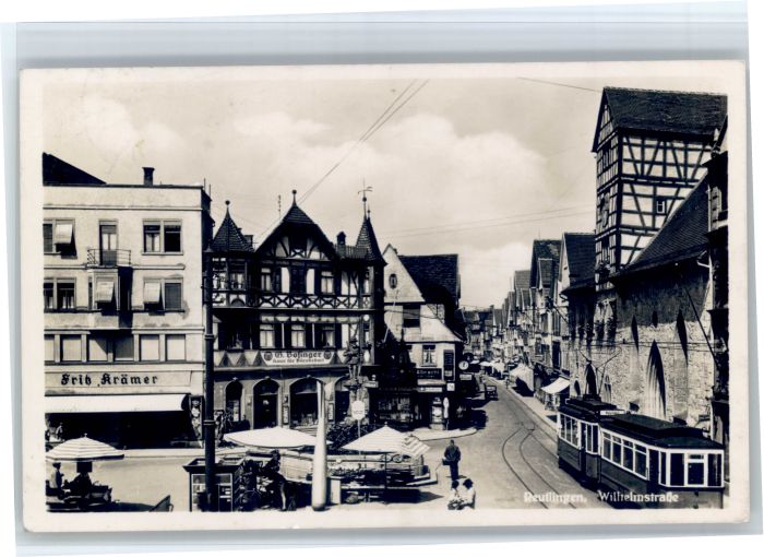 Reutlingen Wilhelmstrasse Strassenbahn