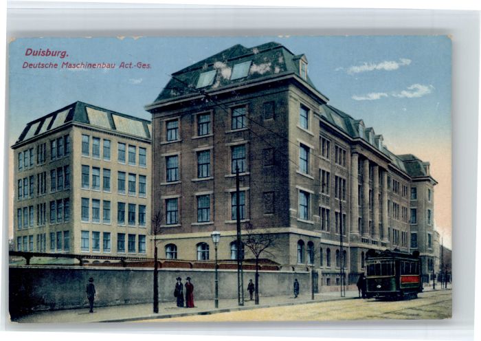Duisburg Ruhr Duisburg Deutsche Maschinen Aktien Gesellschaft Strassenbahn
