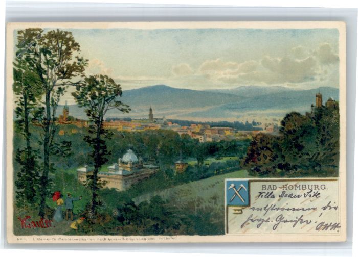 Bad Homburg Kuenstler W. Lauter