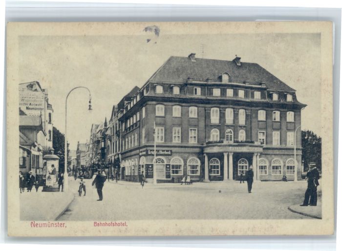 Neumuenster Schleswig-Holstein Neumuenster Bahnhofshotel
