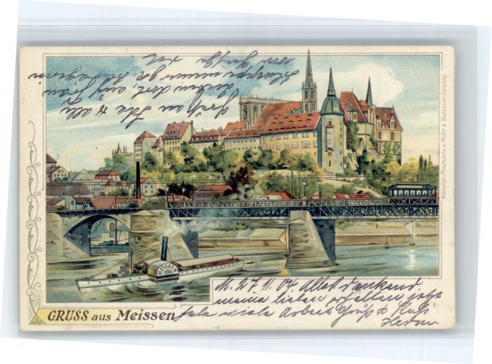 Meissen Elbe Sachsen Meissen Dampfer Meissen