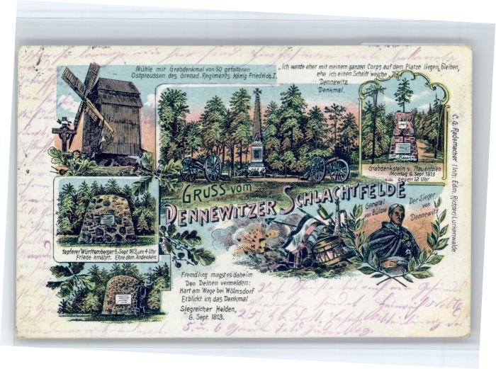 Dennewitz Schlachtfeld