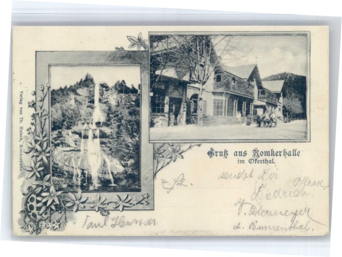 Oker Okertal Romkerhalle Wasserfall