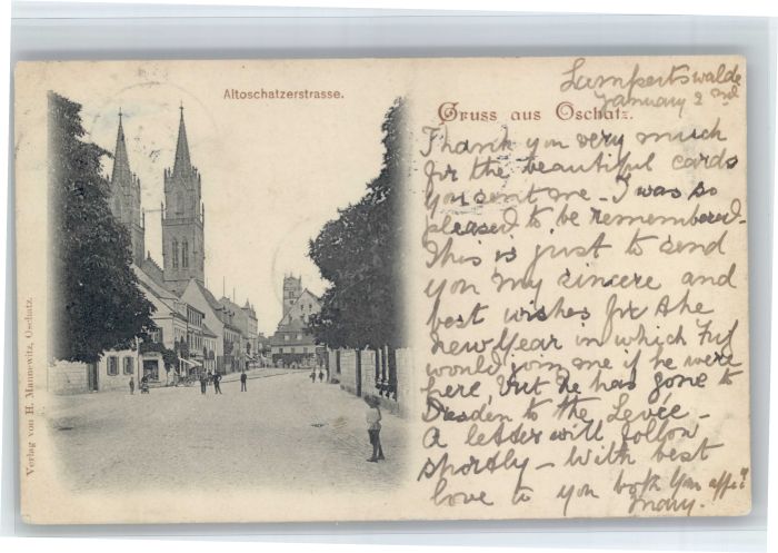 Oschatz Altoschatzerstrasse x 1899