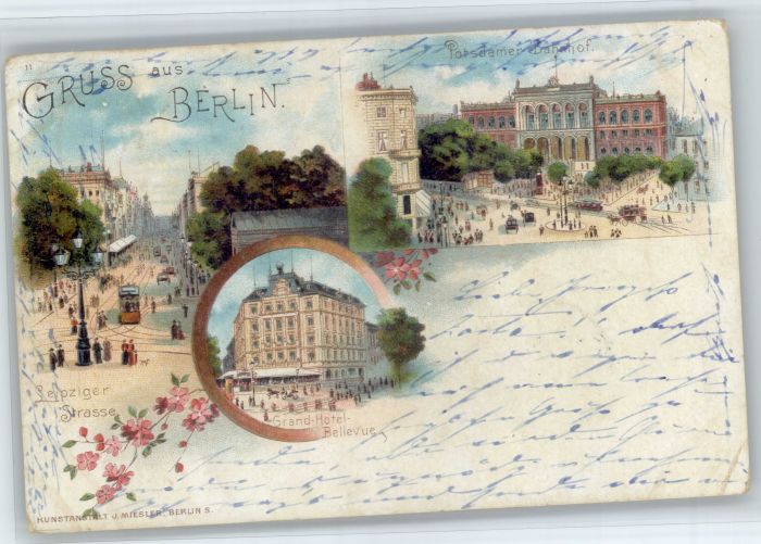 Berlin Potsdamer Bahnhof Leipziger Strasse Grand-Hotel Bellevue