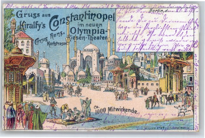 Berlin Plympia Riesen Theater Kuenstler Bauchwitz