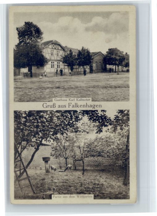 Falkenhagen Gasthaus Karl Kallmeter