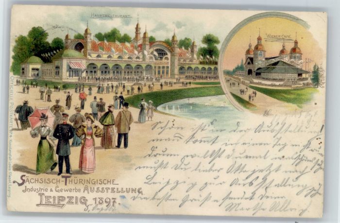 Leipzig Wiener Cafe  Gewerbeausstellung