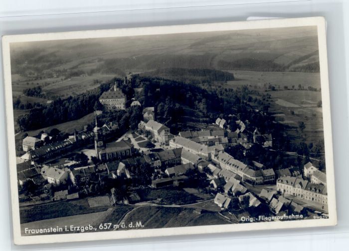 Frauenstein Sachsen Fliegeraufnahme