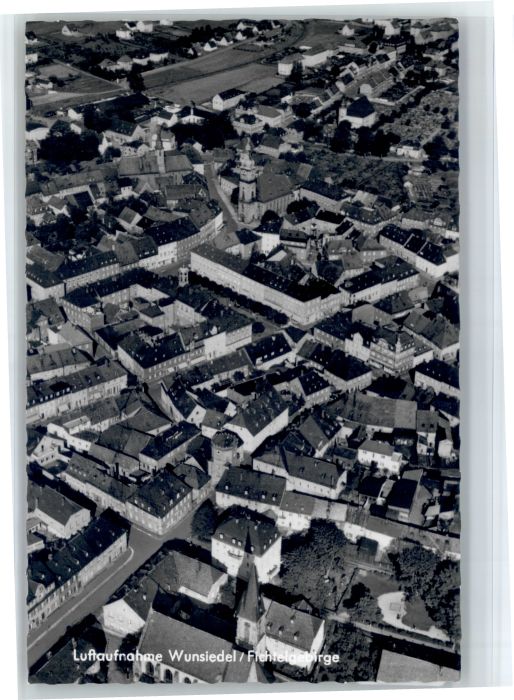 Wunsiedel Fichtelgebirge Fliegeraufnahme