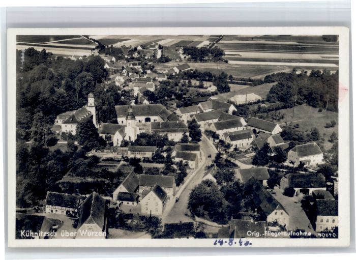 Wurzen Sachsen Wurzen Kuehnitzsch Fliegeraufnahme