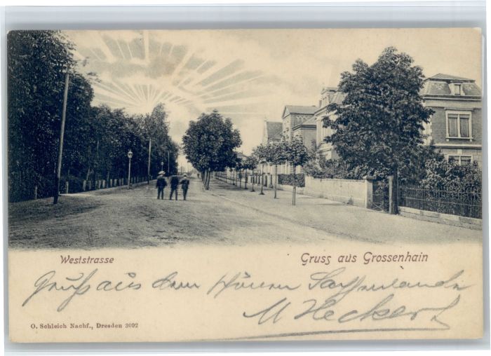 Grossenhain Sachsen Grossenhain Weststrasse