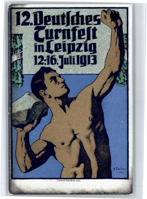 Leipzig Deutsches Turnfest Kuenstler H Treiber