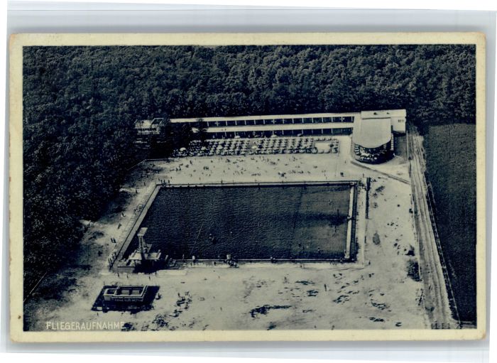 Leuna Waldbad Fliegeraufnahme