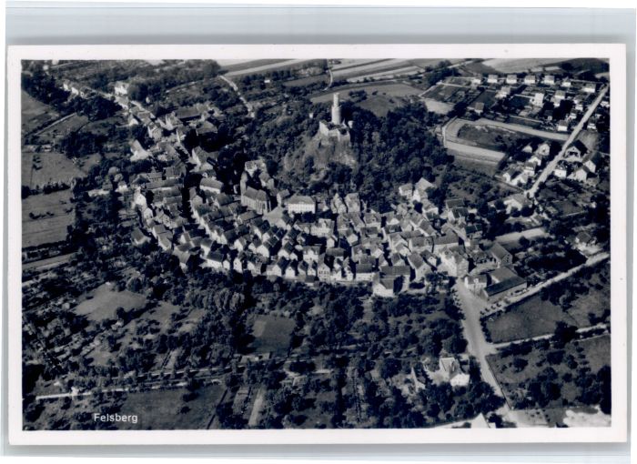 Felsberg Hessen Felsberg Fliegeraufnahme