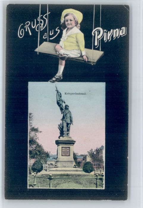 Pirna Elbe Sachsen Krieger Denkmal