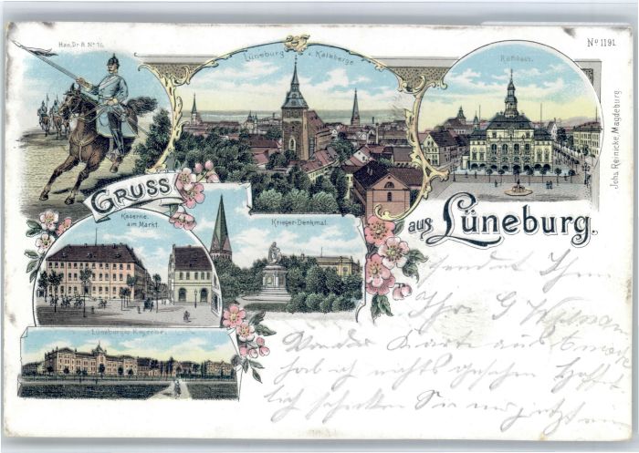 Lueneburg athaus Kaserne Krieger Denkmal