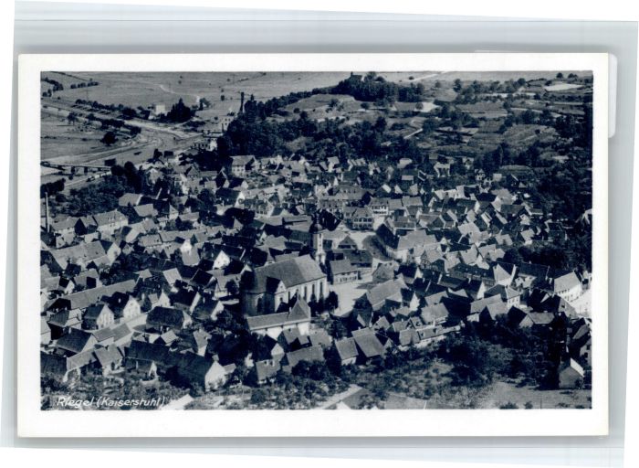 Riegel Kaiserstuhl Fliegeraufnahme