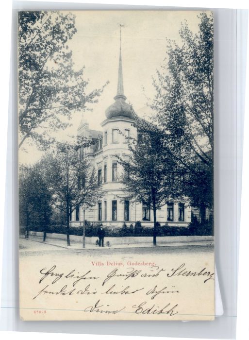 Sternberg Mecklenburg Sternberg [Stempelabschlag]Villa Delius Godesberg