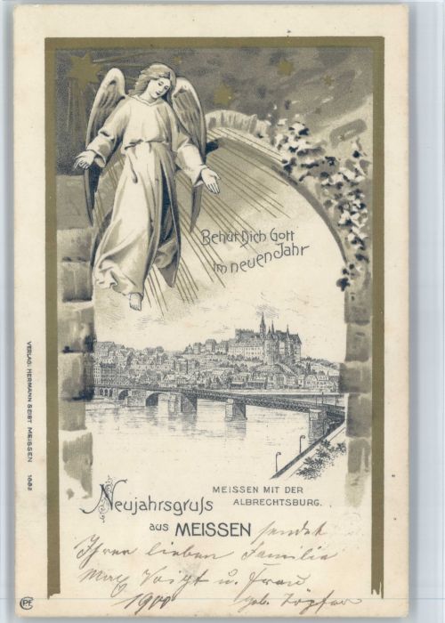 Meissen Elbe Sachsen Meissen Albrechtsburg