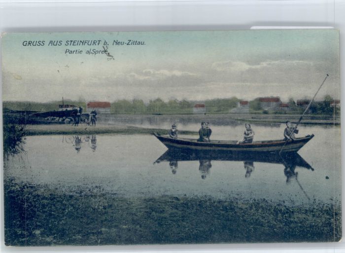 Steinfurt Gosen-Neu-Zittau Partie an der Spree Bootsfahrt