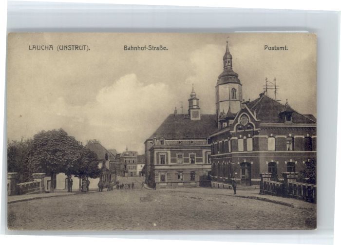 Laucha Unstrut Bahnhofstrasse Post