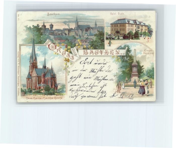 Bautzen Hotel Gude Krieger Denkmal Maria Martha Kirche