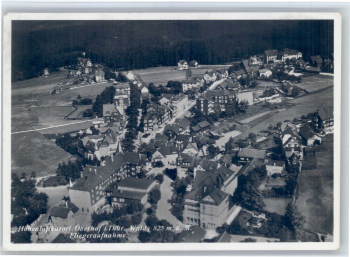 Oberhof Thueringen Oberhof Fliegeraufnahme