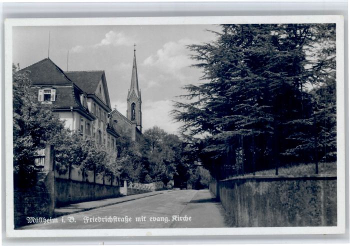 Muellheim Baden riedrichstrasse Kirche