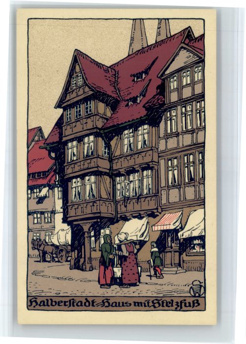 Halberstadt Haus mit Stelzfuss