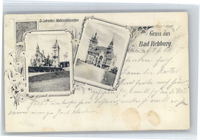 Bad Rehburg Dr Lehreckes Matteschloesschen