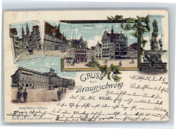 Braunschweig Katharinen Kirche Schloss Kohlmarkt Heinrich der Loewe