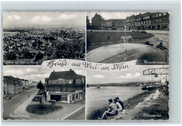 Weil Rhein Hauptstrasse Mosaikbrunnen