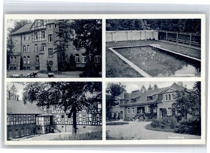 Tiefenbrunn Goettingen Niedersaechsisches Landeskrankenhaus Villa Schwimmbad