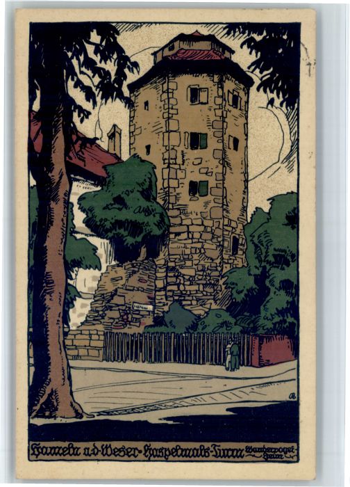 Hameln Weser Hameln Haspelwalz Turm