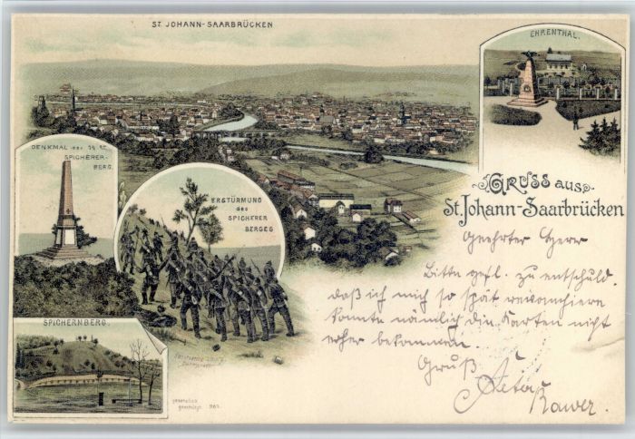 Saarbruecken t Johann Denkmal Spiechernberg