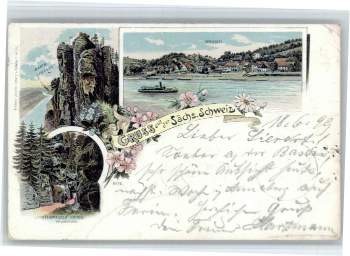 Wehlen Sachsen Wehlen Bastei Felsen