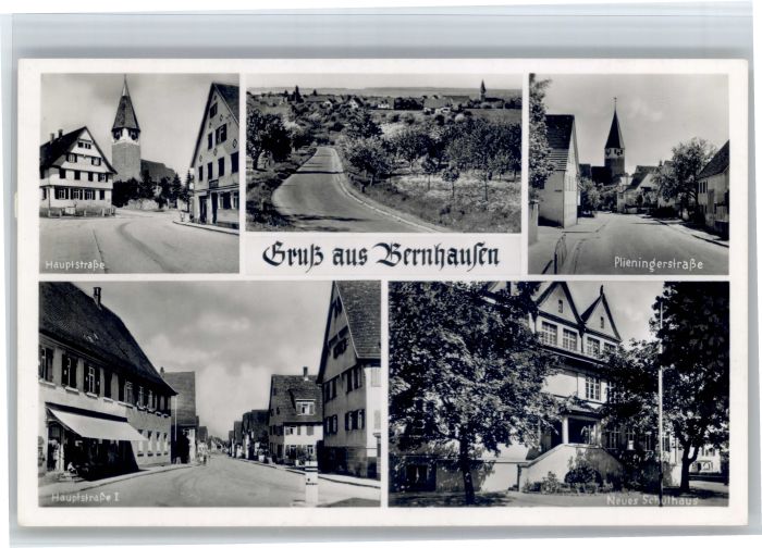 Bernhausen Filderstadt Hauptstrasse Schule Plienungerstrasse