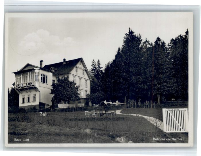 Hahnenklee-Bockswiese Harz Hahnenklee-Bockswiese Haus Loni