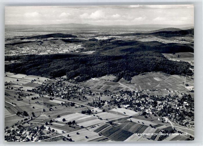 Tannenkirch Kandern Tannenkirch Fliegeraufnahme