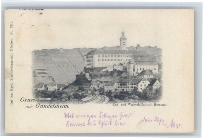 Gundelsheim Wuerttemberg Gundelsheim Wasserheilanstalt Hornegg