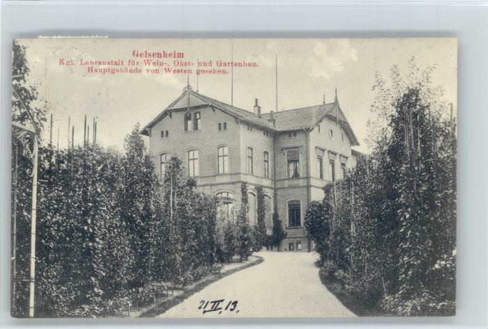 Geisenheim Rheingau Hessen Lehranstalt Weinbau