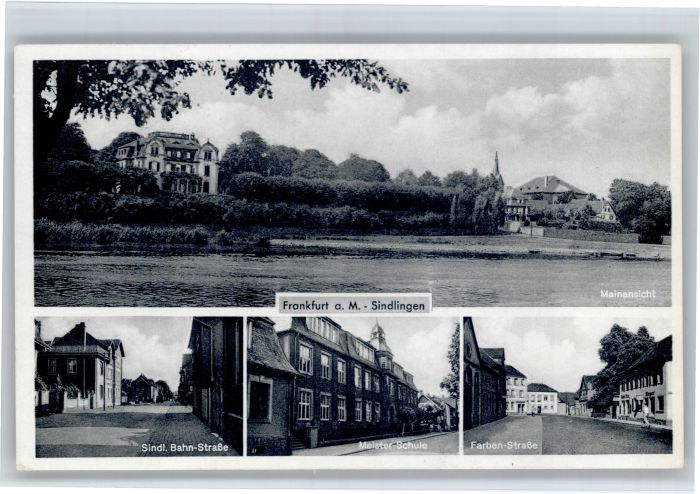 Sindlingen Bahnhstrasse Meister Schule Farbenstrasse