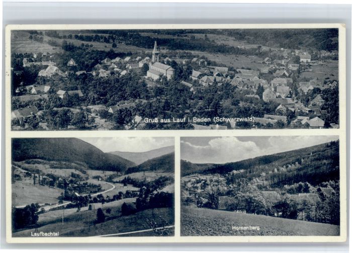 Lauf Baden Hornenberg Laufbachtal