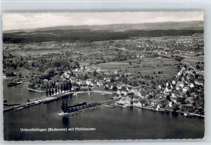 Unteruhldingen Fliegeraufnahme Pfahlbauten