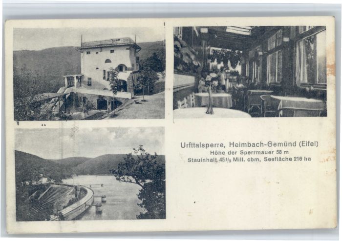 Heimbach Eifel Heimbach Urfttalsperre