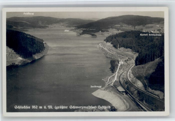 Schluchsee Fliegeraufnahme
