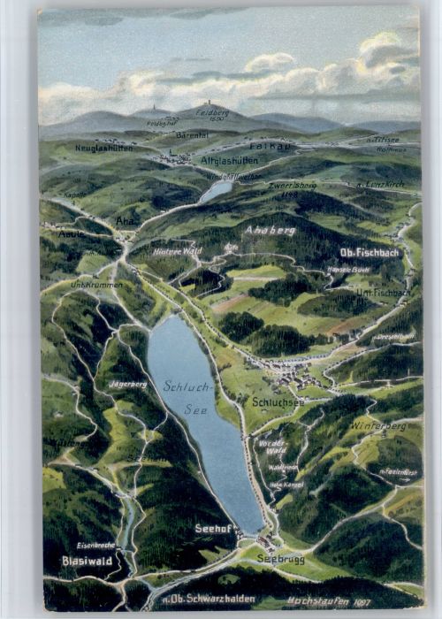 Schluchsee Fliegeraufnahme