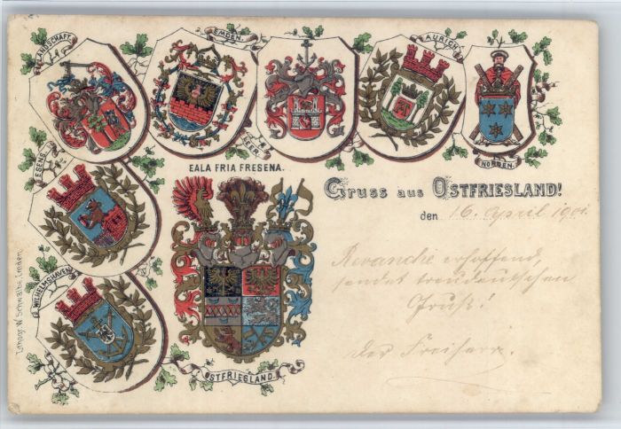 Emden Ostfriesland Ostfriesland Wappen