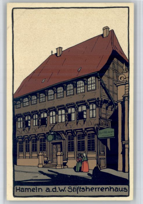 Hameln Weser Hameln Stiftsherrenhaus